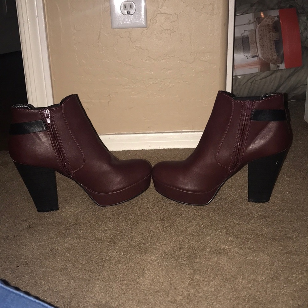 Burgundy Booties - Picture 4 of 5